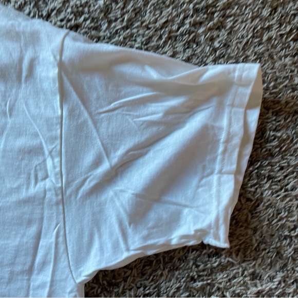 VTG Bud Light Tshirt white w/ American flag - Picture 11 of 11